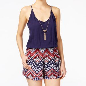 BCX Tribal Print Romper